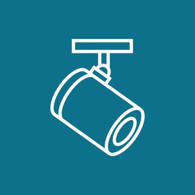 CCTV kamera basit simgesi