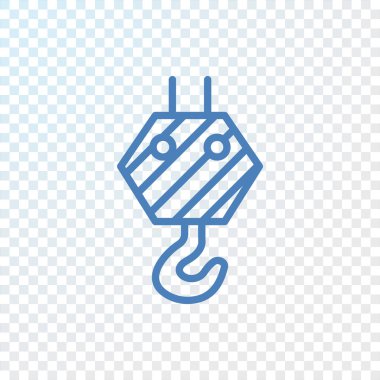 Piktogram vinç kanca simgesinin