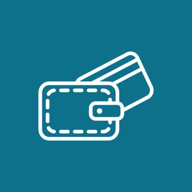 M-cüzdan ile kredi kartı simgesi