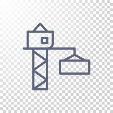 Piktogram vinç kanca simgesinin