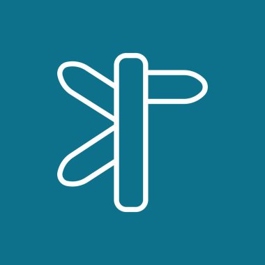 yön işareti simgesi