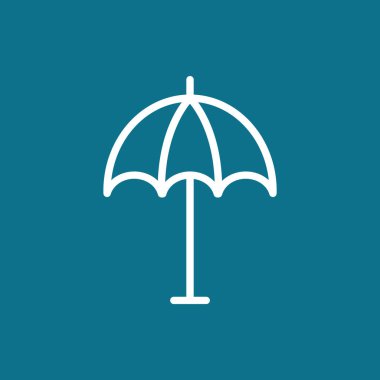 Plaj Şemsiyesi Simgesi