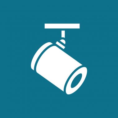 CCTV kamera basit simgesi