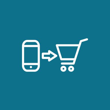 çevrimiçi alışveriş simgesi