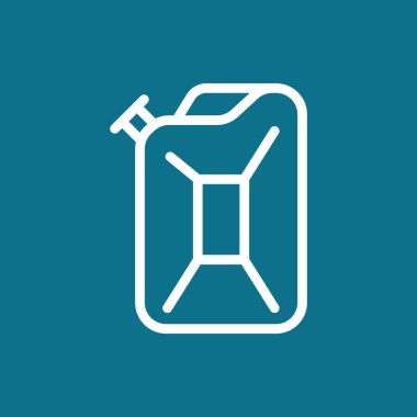 Benzin teneke kutu simgesi