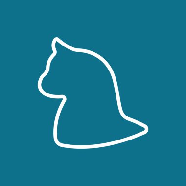 Salyangoz siluet simge