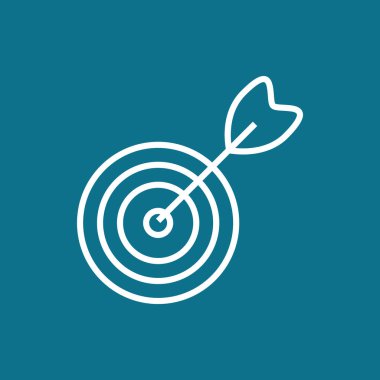 dart tahtası hedef simgesini