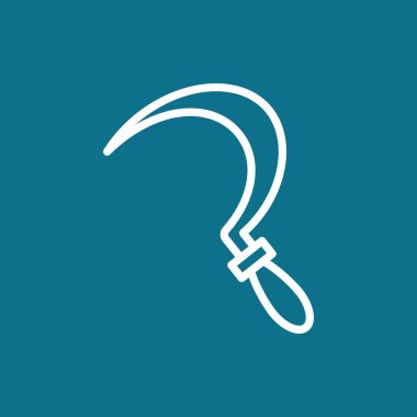 Minimalist Orak simgesi