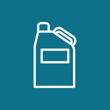 teneke kutu motor yağı simgesinin