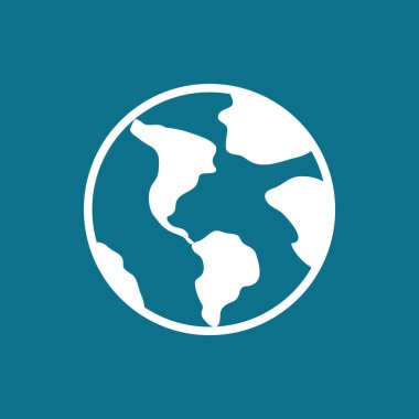 Dünya basit simgesi