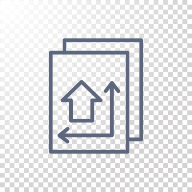 ev planı düz simgesi