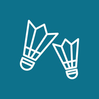 Badminton shuttlecocks simgesi