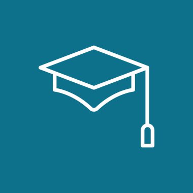 mezuniyet şapkası simgesi