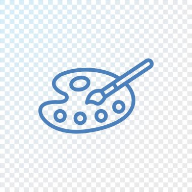 Fırça ve paleti simgesi