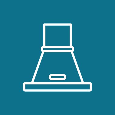 çıkarıcı düz stil ikonu