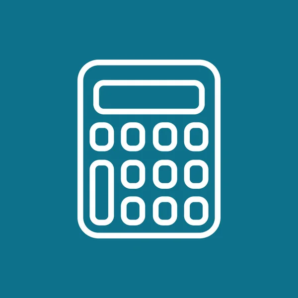 Business calculator icon — Stock Vector