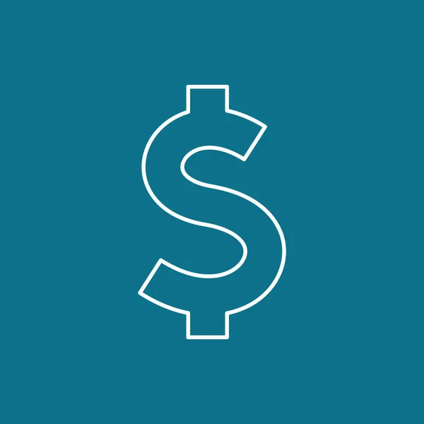 Dollar sign icon — Stock Vector
