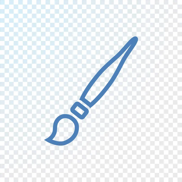 Paint pensel flat ikonen — Stock vektor
