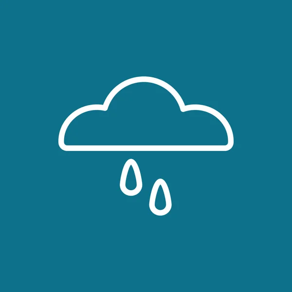 Rainy weather icon — Stock Vector