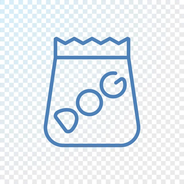 Dog food simple icon — Stock Vector