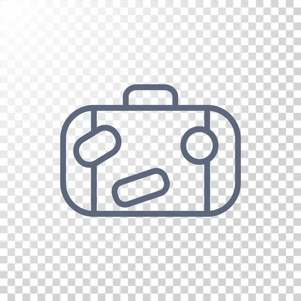 Tourist bag icon — Stock Vector