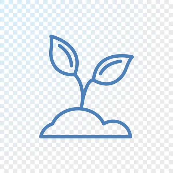 Ikona młodych roślin — Wektor stockowy