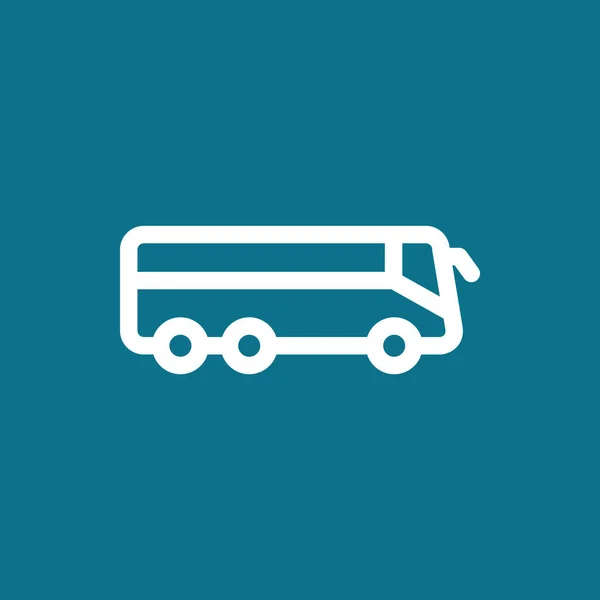 Ícone de ônibus turístico — Vetor de Stock