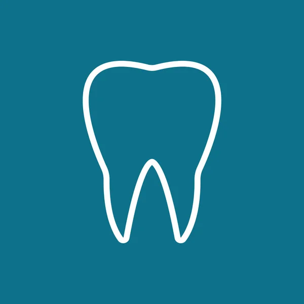 Ikona zęby człowieka — Wektor stockowy