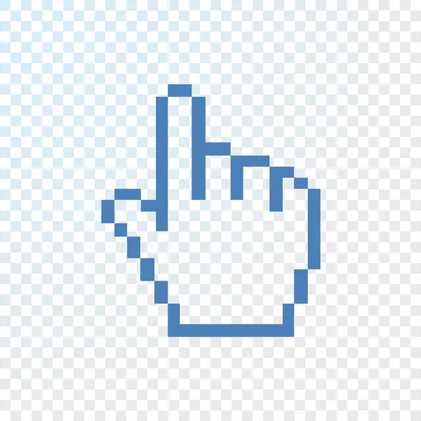 Pictogram van een hand cursor — Stockvector