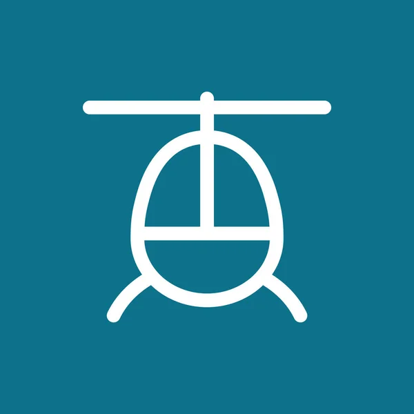 Helicopter web icon — Stock Vector