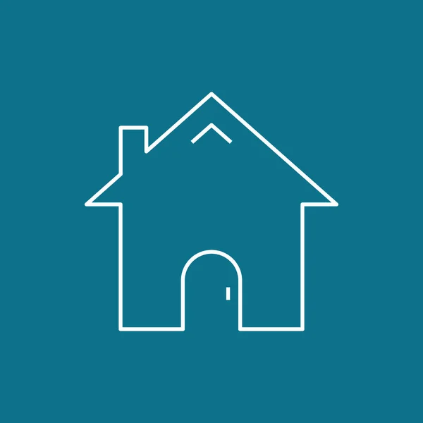Casa icono web — Vector de stock
