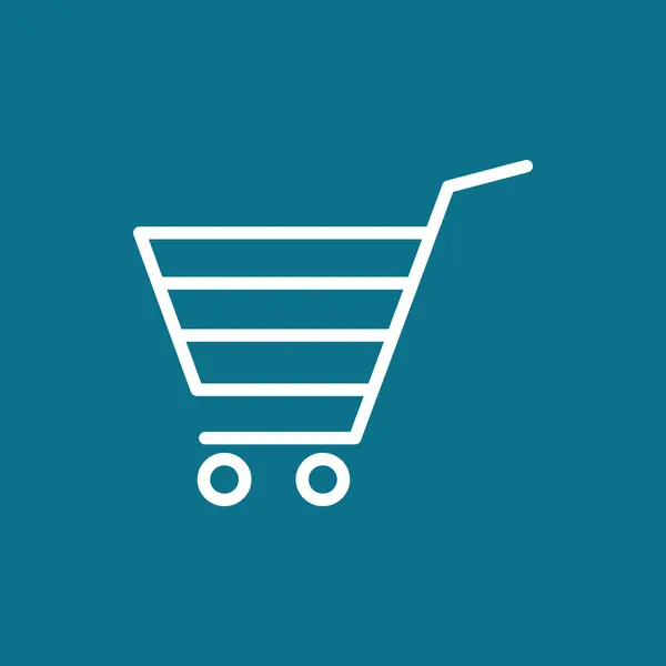 Shopping cart icon — Stock Vector