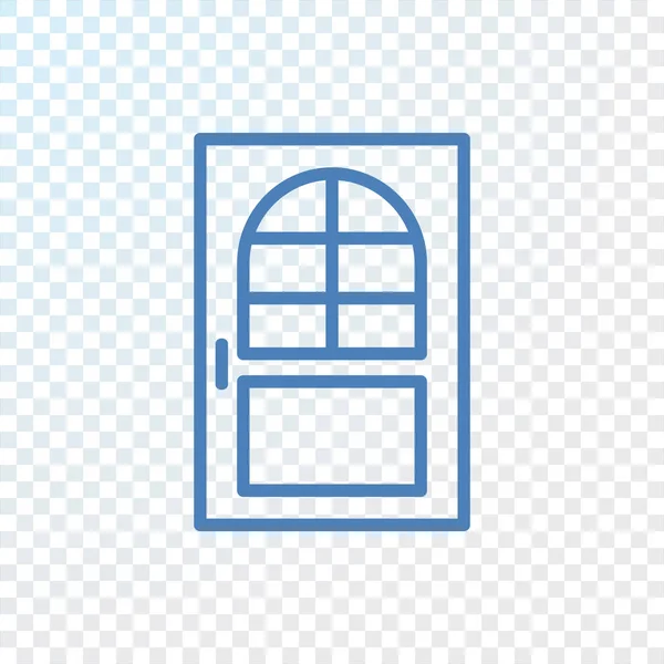Maison porte icône — Image vectorielle