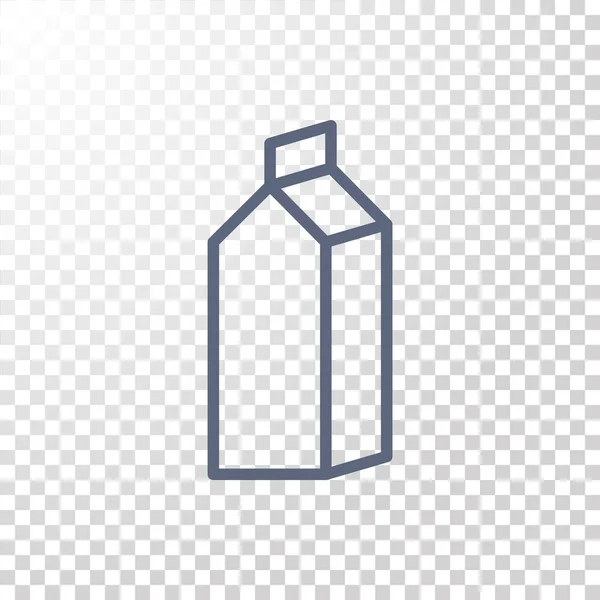Krabičku mléka ikony — Stockový vektor