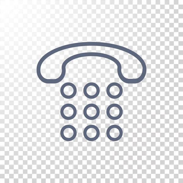 Téléphone, appel Icône — Image vectorielle
