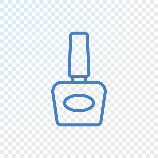 Esmalte de uñas botella — Vector de stock