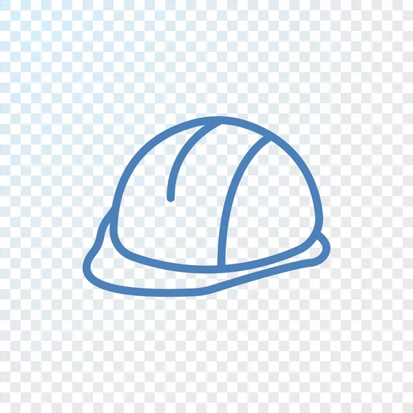 Icono del casco de construcción — Vector de stock