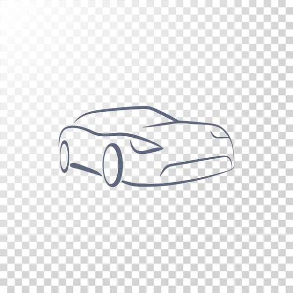 Icono gráfico del coche — Vector de stock