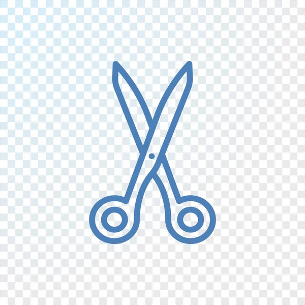 Scissors flat icon — Stock Vector