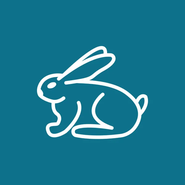Икона кролика — стоковый вектор