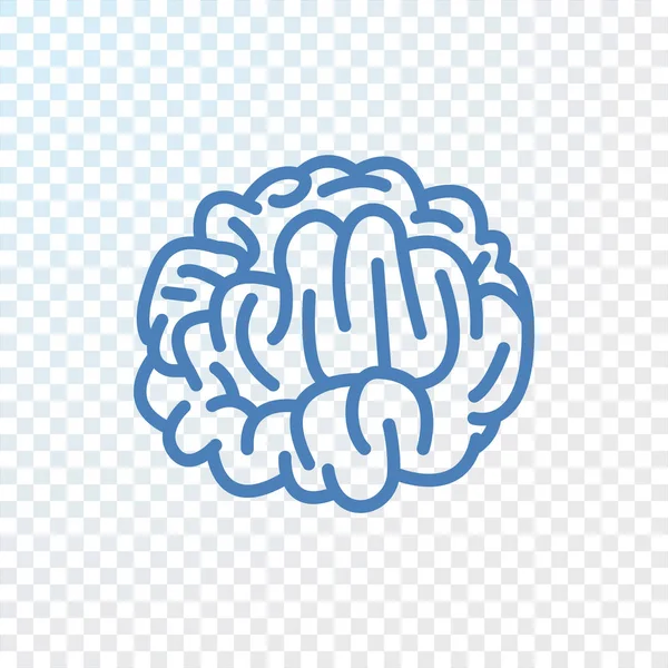 Human Brain Icon — Stock Vector