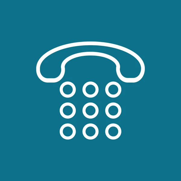 Telefoon, oproep pictogram — Stockvector