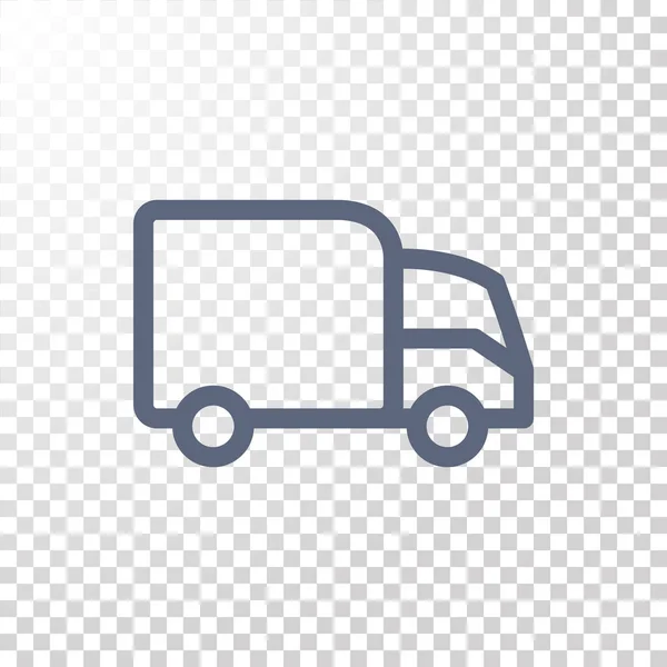 Camion icône simple — Image vectorielle