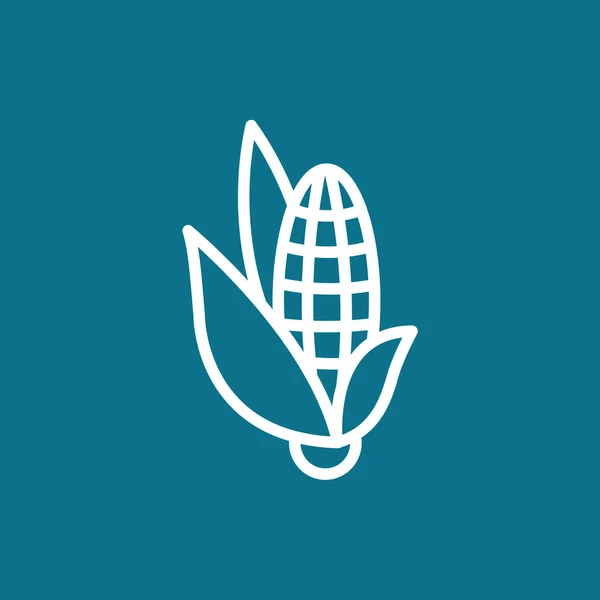 玉米平图标 — 图库矢量图片