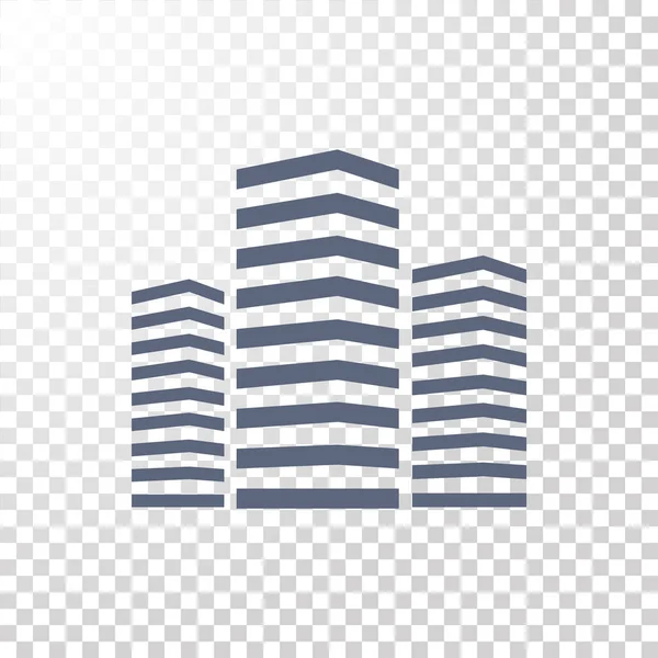 Ikonen för Office byggnader — Stock vektor