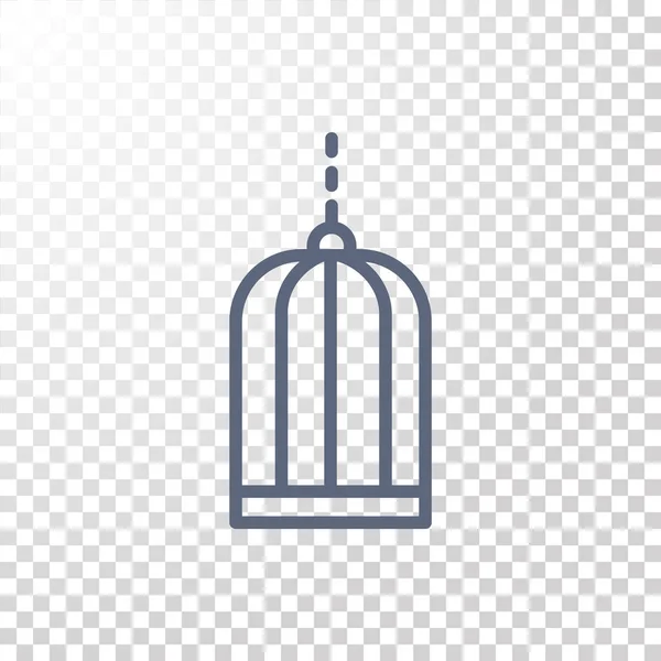 Icône cage animale — Image vectorielle