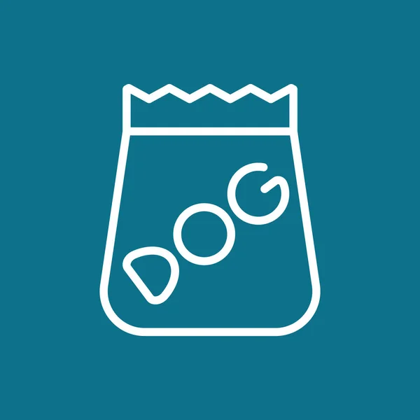 Comida para perros icono simple — Archivo Imágenes Vectoriales