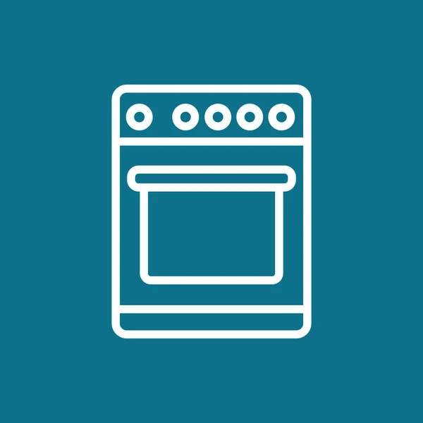 Kuchnia mikrofalowa ikona — Wektor stockowy