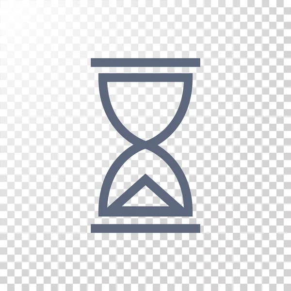 모래 시계 아이콘의 디자인 — 스톡 벡터