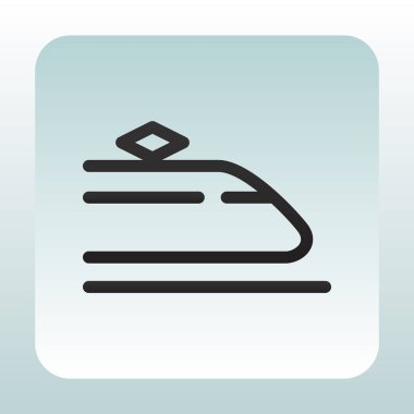 Tren doğrusal simgesi